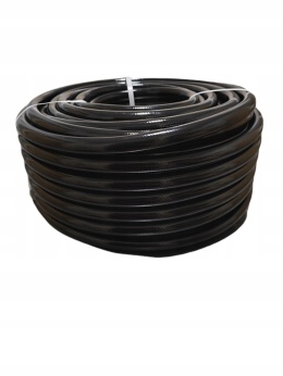 WĄŻ TECHNICZNY 12,5x3 ZWIĘKSZONA WYTRZYMAŁOŚĆ 27BAR 50MB CZARNY