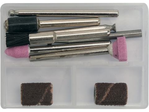 MINISZLIFIERKA STHOR 3,6V – 10 AKCESORIÓW, AKUMULATOR 0,6 AH - 78125