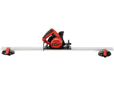 PRZECINARKA DO GRESU YATO Z PROWADNICĄ, FAZOWANIE 0–45° + ODCIĄG PYŁU, 125 MM 1400W - YT-821591