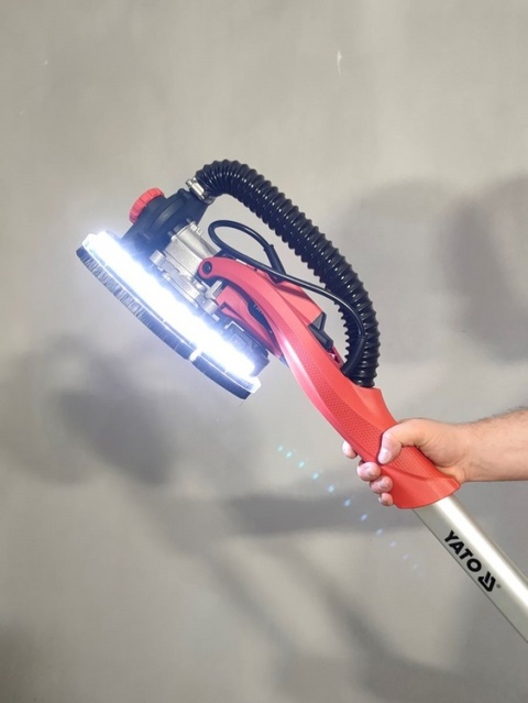 SZLIFIERKA DO GŁADZI YATO NA WYSIĘGNIKU 820W Z WBUDOWANYM ODKURZACZEM - YT-82355