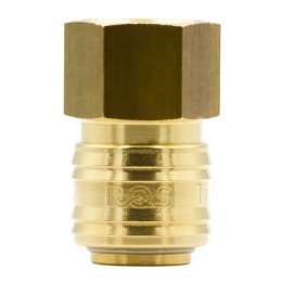 SZYBKOZŁĄCZE - GNIAZDO PNEUMATYCZNE MOSIĘŻNE RQS GW. WEW. 1/2