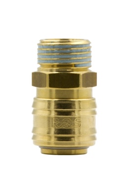 SZYBKOZŁĄCZE - GNIAZDO PNEUMATYCZNE MOSIĘŻNE RQS GW. ZEW. 1/2” - 26KAAW21MPX