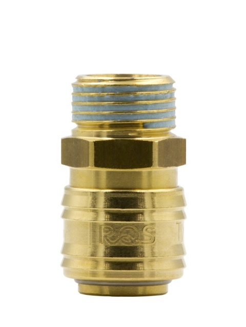 SZYBKOZŁĄCZE - GNIAZDO PNEUMATYCZNE MOSIĘŻNE RQS GW. ZEW. 1/2” - 26KAAW21MPX
