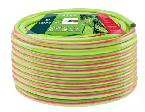 WĄŻ OGRODOWY VERTO PROFESSIONAL 50 M, 1/2" - 15G822