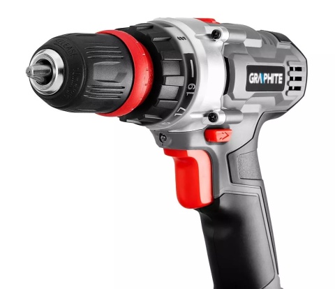 WIERTARKO-WKRĘTARKA AKUMULATOROWA GRAPHITE ENERGY+ 18V, ADAPTER KĄTOWY I KRAWĘDZIOWY, BEZ AKUMULATORA - 58G022-AD