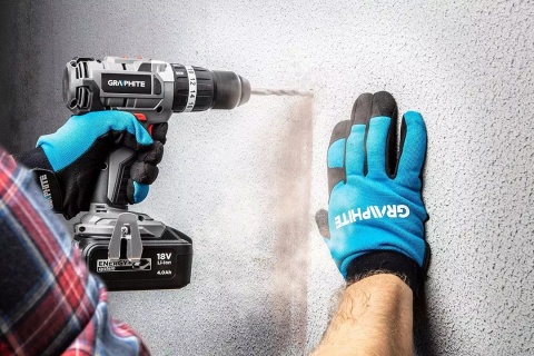 WIERTARKO-WKRĘTARKA GRAPHITE ENERGY+ 18V BEZSZCZOTKOWA Z UDAREM, 2 x AKUMULATOR 2AH, ŁADOWARKA, WALIZKA - 58G020-SET2