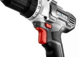 WIERTARKO-WKRĘTARKA AKUMULATOROWA GRAPHITE ENERGY+ 18V LI-ION, UCHWYT 10 MM, AKUMULATOR 2AH, ŁADOWARKA - 58G000-SET1