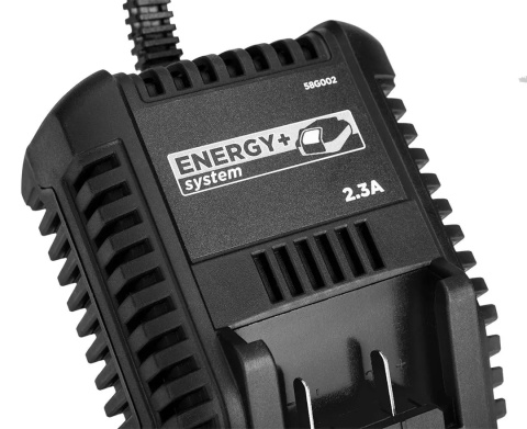 WIERTARKO-WKRĘTARKA AKUMULATOROWA GRAPHITE ENERGY+ 18V LI-ION, UCHWYT 10 MM, AKUMULATOR 2AH, ŁADOWARKA - 58G000-SET1
