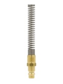 WTYCZKA PNEUMATYCZNA MOSIĘŻNA RQS NA WĄŻ 6x8 MM ZE SPRĘŻYNĄ - 26SFKK08MXX