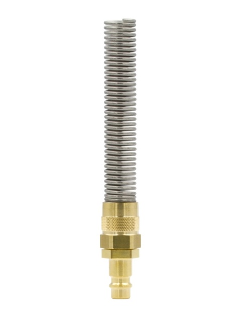 WTYCZKA PNEUMATYCZNA MOSIĘŻNA RQS NA WĄŻ 9x12 MM ZE SPRĘŻYNĄ - 26SFKK12MXX