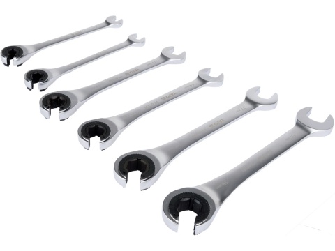 ZESTAW KLUCZY PÓŁOTWARTYCH Z GRZECHOTKĄ YATO 8-19 MM (6 el.) - YT-01344