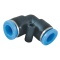 ZŁĄCZKA WTYKOWA KĄTOWA DWUSTRONNA, KOLANKO TYPU L 90° RQS 14 MM – 14 MM, TEKALAN - RQSL 140