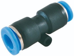 ZŁĄCZKA WTYKOWA PROSTA DWUSTRONNA RQS 12 MM - 12 MM, TEKALAN - RQSG 120