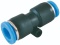 ZŁĄCZKA WTYKOWA PROSTA DWUSTRONNA RQS 8 MM - 8 MM, TEKALAN - RQSG 80