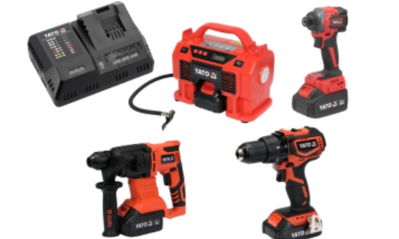 System YATO 18V – jedno zasilanie, wiele narzędzi