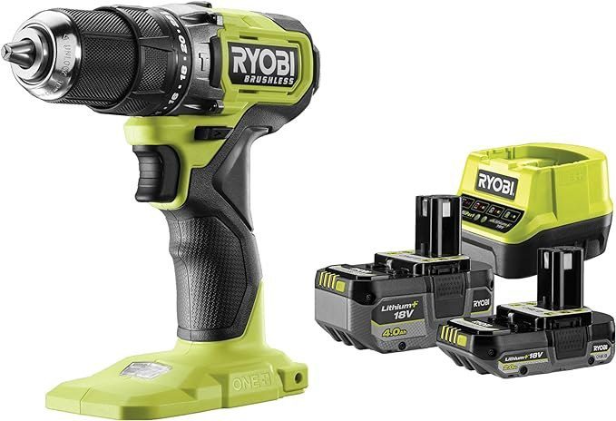 WIERTARKO-WKRĘTARKA UDAROWA RYOBI RPD18BL1-2C42S 18 V 52 Nm Li-Ion 2×AKUMULATOR