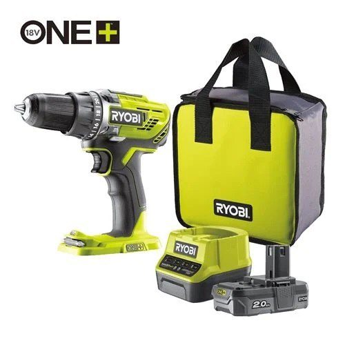 WIERTARKO-WKRĘTARKA RYOBI R18DD3-120S 18 V 50 Nm 1×2.0 Ah Li-Ion