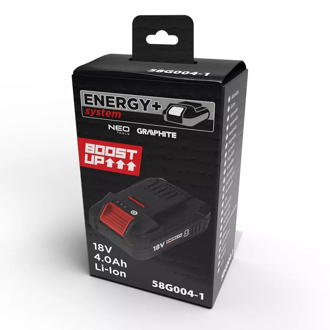 AKUMULATOR / BATERIA GRAPHITE ENERGY+ 18V LI-ION 4.0AH - 58G004-1 - obrazek 6