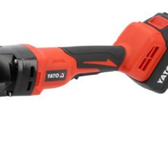AKUMULATOROWE NOŻYCE DO BLACHY YATO 18V Z BATERIĄ 4 AH I ŁADOWARKĄ - YT-82398
