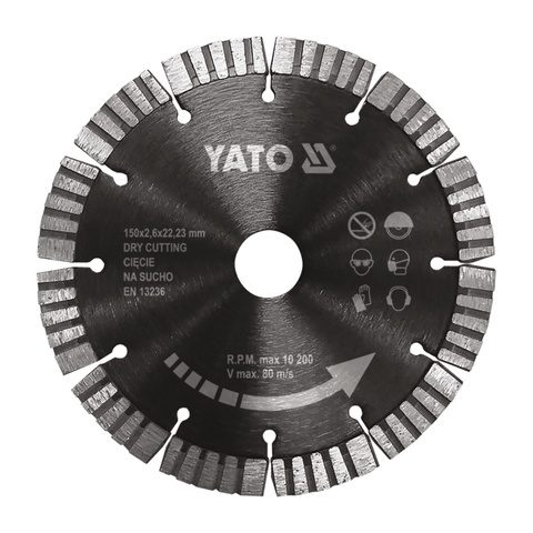 BRUZDOWNICA YATO 1800W 150 MM (W ZESTAWIE 2x TARCZA) - YT-82016 - obrazek 19