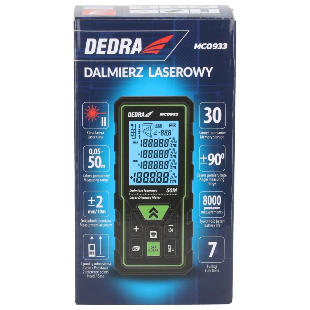DALMIERZ LASEROWY 50 m DEDRA – PRECYZYJNY DALMIERZ - MC0933 - obrazek 13