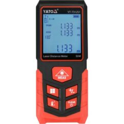 DALMIERZ LASEROWY YATO 0,05-50 M - FUNKCJA POMIARU CIĄGŁEGO, POWIERZCHNI I KUBATURY - YT-731251