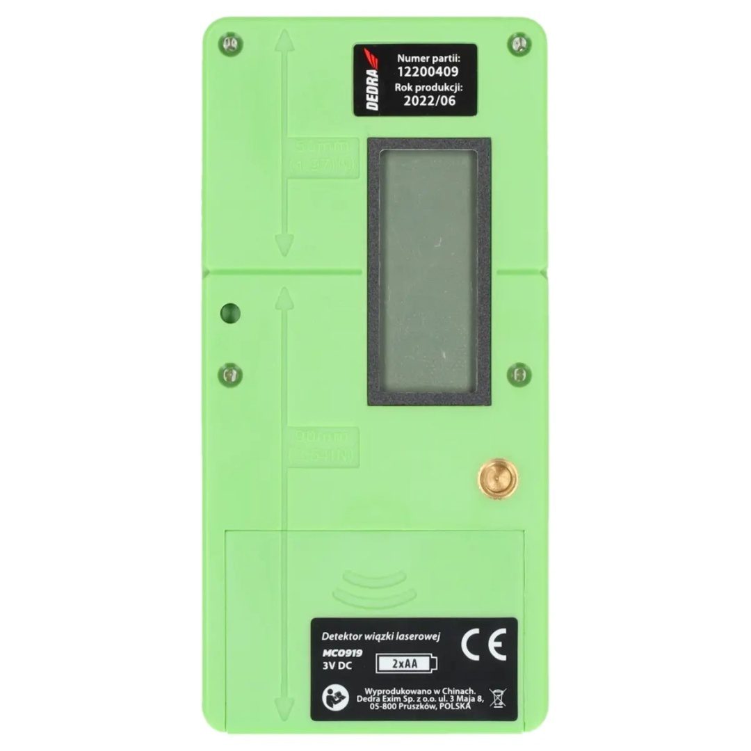 DETEKTOR WIĄZKI LASEROWEJ 50 m DEDRA - MC0919 - obrazek 7