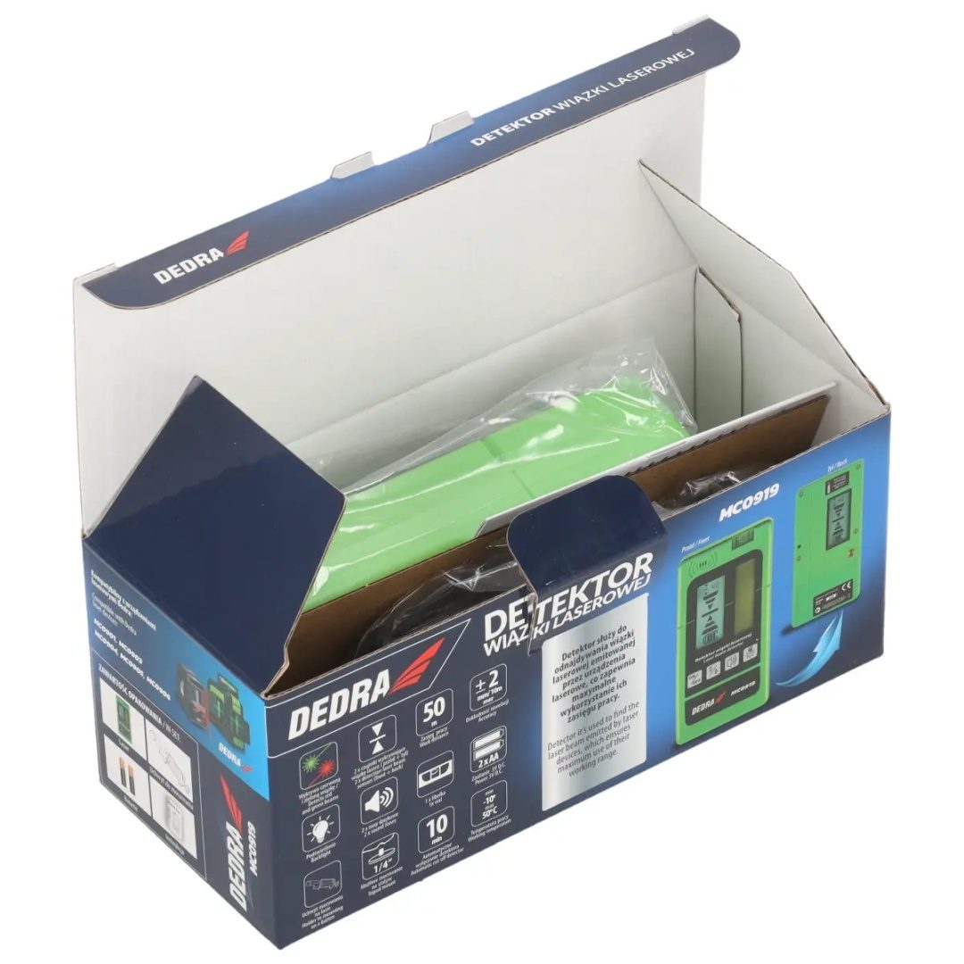 DETEKTOR WIĄZKI LASEROWEJ 50 m DEDRA - MC0919 - obrazek 10