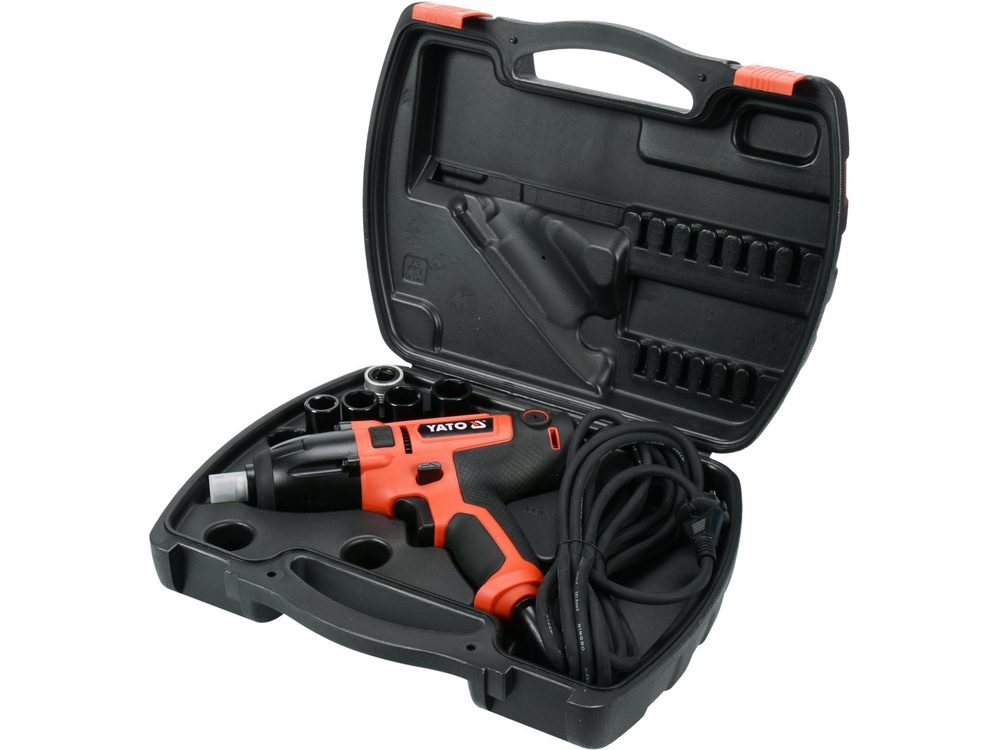 ELEKTRYCZNY KLUCZ UDAROWY 1/2" 450 W / 450 Nm + NASADKI - YT-82020 - obrazek 3