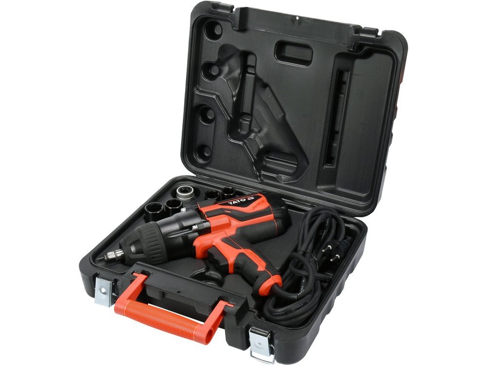 ELEKTRYCZNY KLUCZ UDAROWY 1/2" 600 Nm / 1020 W + NASADKI - YT-82021 - obrazek 2
