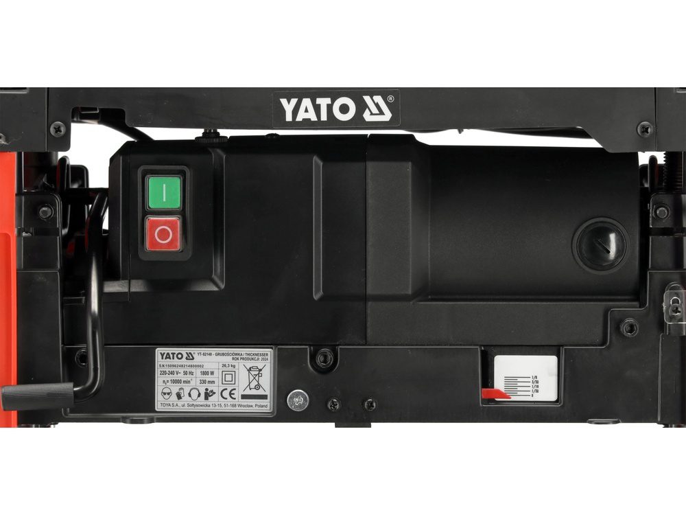 GRUBOŚCIÓWKA YATO 1800W, SZER. STRUGANIA 330 MM - YT-82148 - obrazek 6
