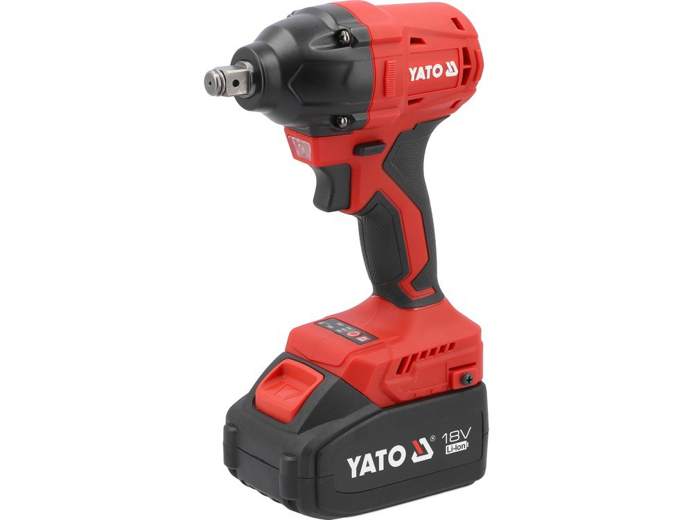KLUCZ UDAROWY YATO 18V, 1/2'', 350 NM - 2 x AKUMULATOR 4 AH - YT-8277925