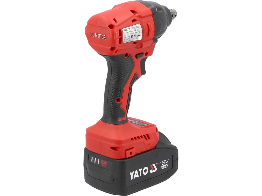 KLUCZ UDAROWY YATO 18V, 1/2'', 350 NM - 2 x AKUMULATOR 4 AH - YT-8277925 - obrazek 4