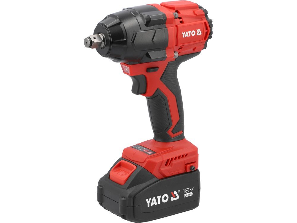 KLUCZ UDAROWY YATO 18V, 1/2'', 850 NM - 2× AKUMULATOR 4 AH - YT-8277935