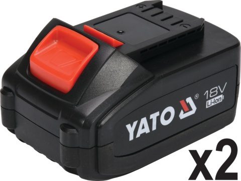 KLUCZ UDAROWY YATO 18V, 1/2'', 850 NM - 2× AKUMULATOR 4 AH - YT-8277935 - obrazek 4