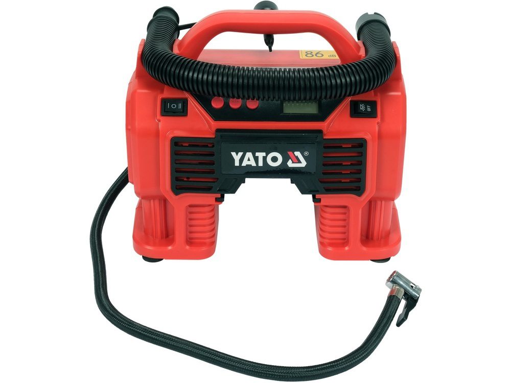 KOMPRESOR SAMOCHODOWY YATO 18V, 11 BAR, 12 L/MIN - BEZ AKUMULATORA - YT-23248 - obrazek 2