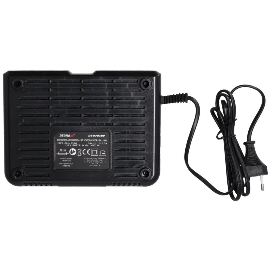ŁADOWARKA NA DWA AKUMULATORY DEDRA SAS+ALL - DED7038V - obrazek 4
