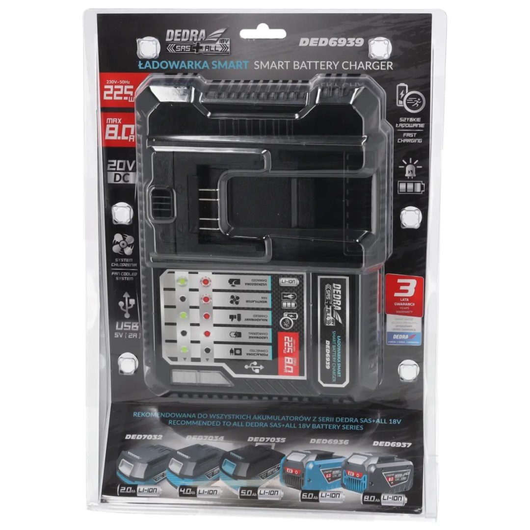 ŁADOWARKA SUPER SZYBKA DEDRA SAS+ALL 8A - DED6939 - obrazek 6
