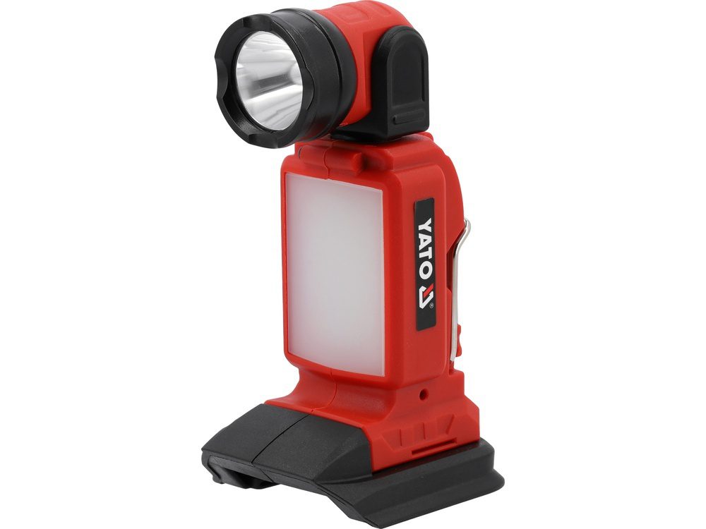 LATARKA YATO 2W1 18V 250 LM Z RUCHOMĄ GŁOWICĄ - BEZ AKUMULATORA - YT-829691
