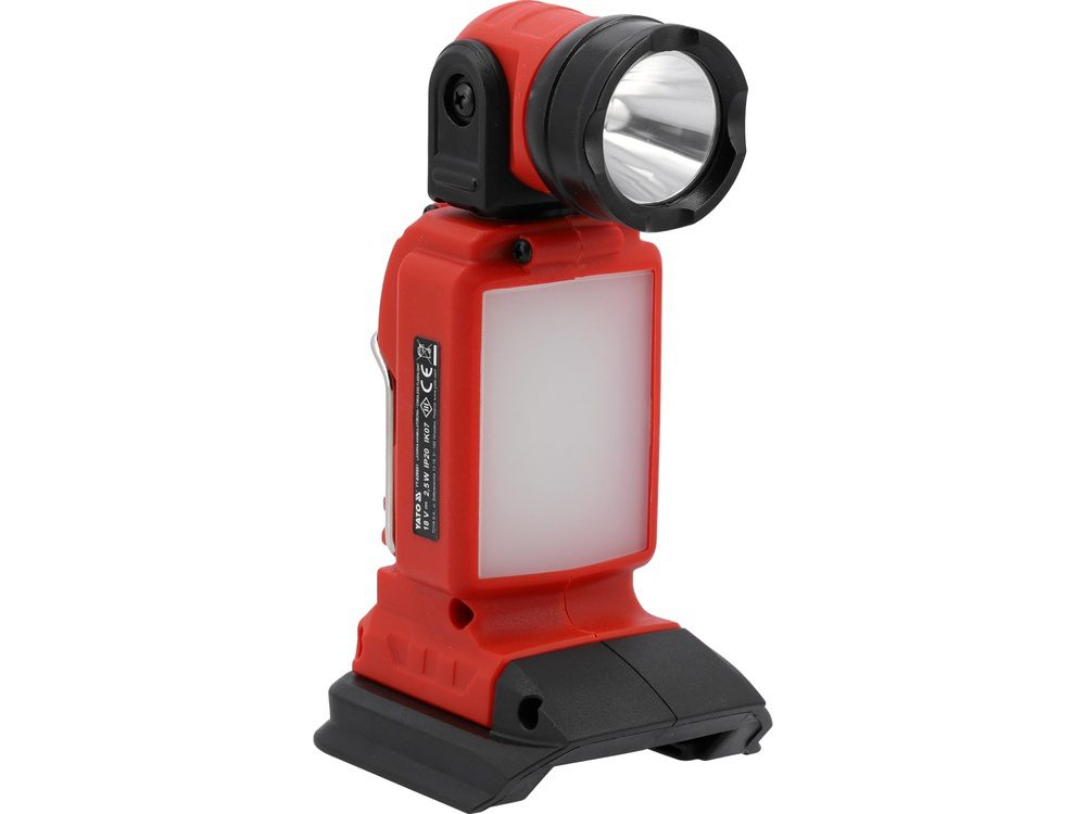 LATARKA YATO 2W1 18V 250 LM Z RUCHOMĄ GŁOWICĄ - BEZ AKUMULATORA - YT-829691 - obrazek 2