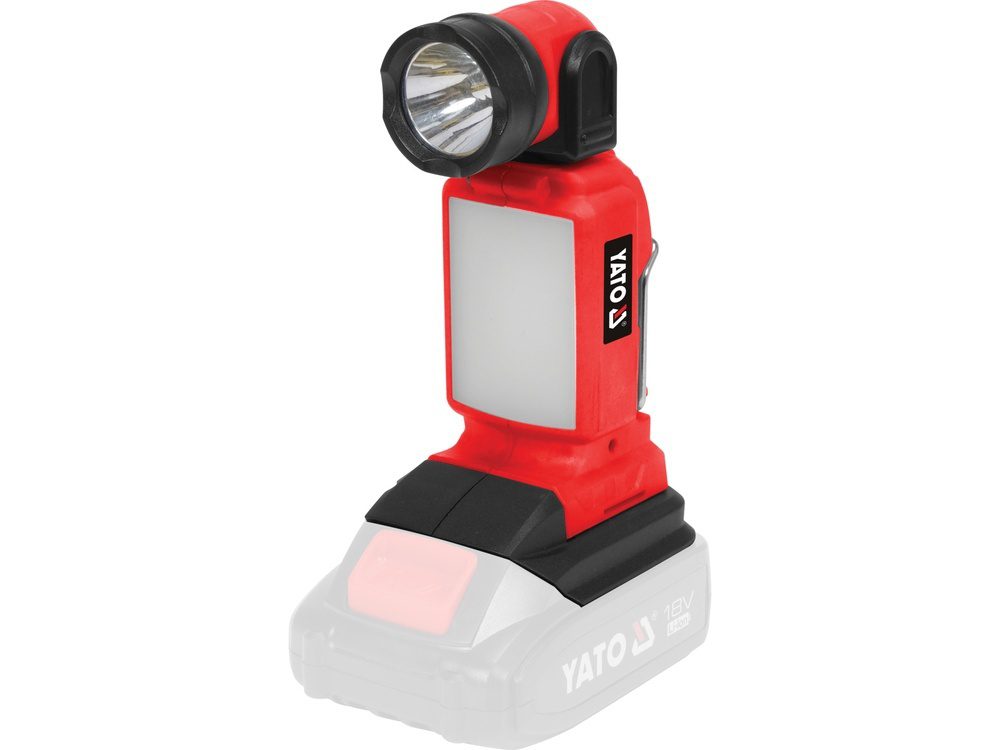 LATARKA YATO 2W1 18V 250 LM Z RUCHOMĄ GŁOWICĄ - BEZ AKUMULATORA - YT-829691 - obrazek 8