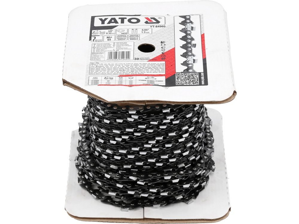 ŁAŃCUCH TNĄCY YATO 3/8" 0,05" NA BĘBNIE 1632 OGNIWA, PÓŁDŁUTO - YT-84960 - obrazek 2