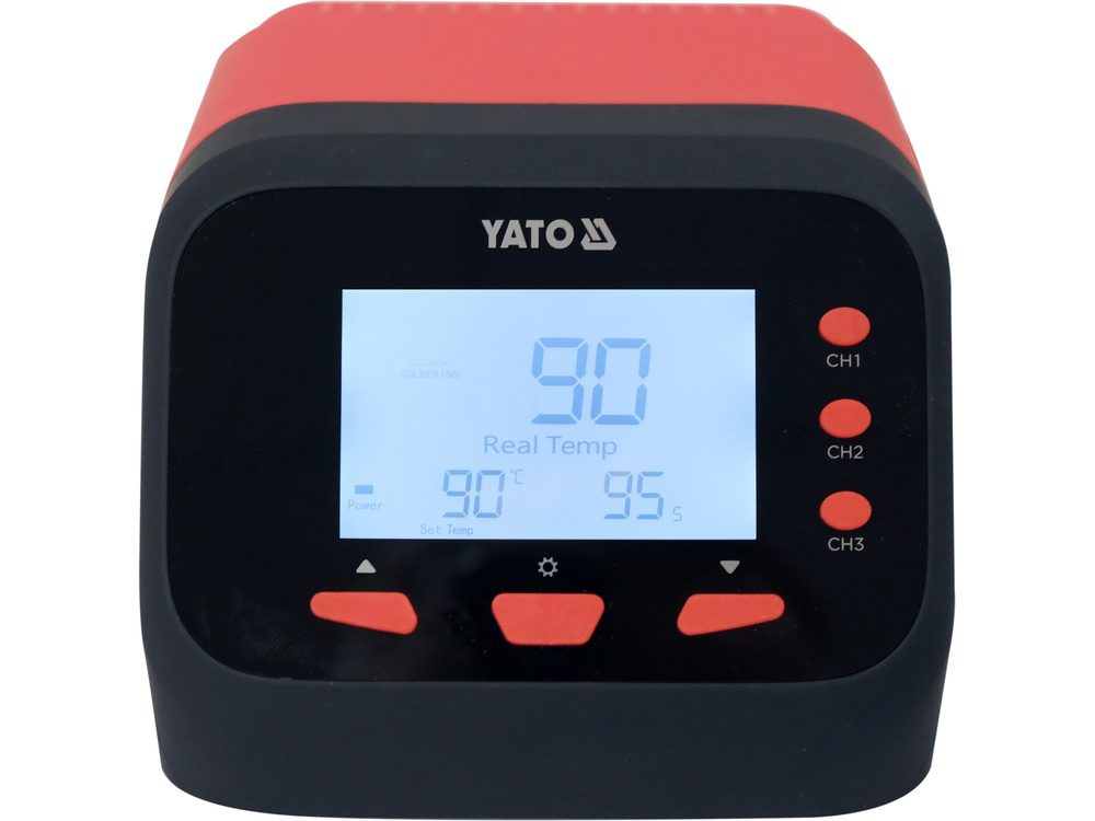 STACJA LUTOWNICZA NA GROT T12 YATO Z WYŚWIETLACZEM LCD Z FUNKCJĄ AUTOSLEEP 75W - YT-82462 - obrazek 3