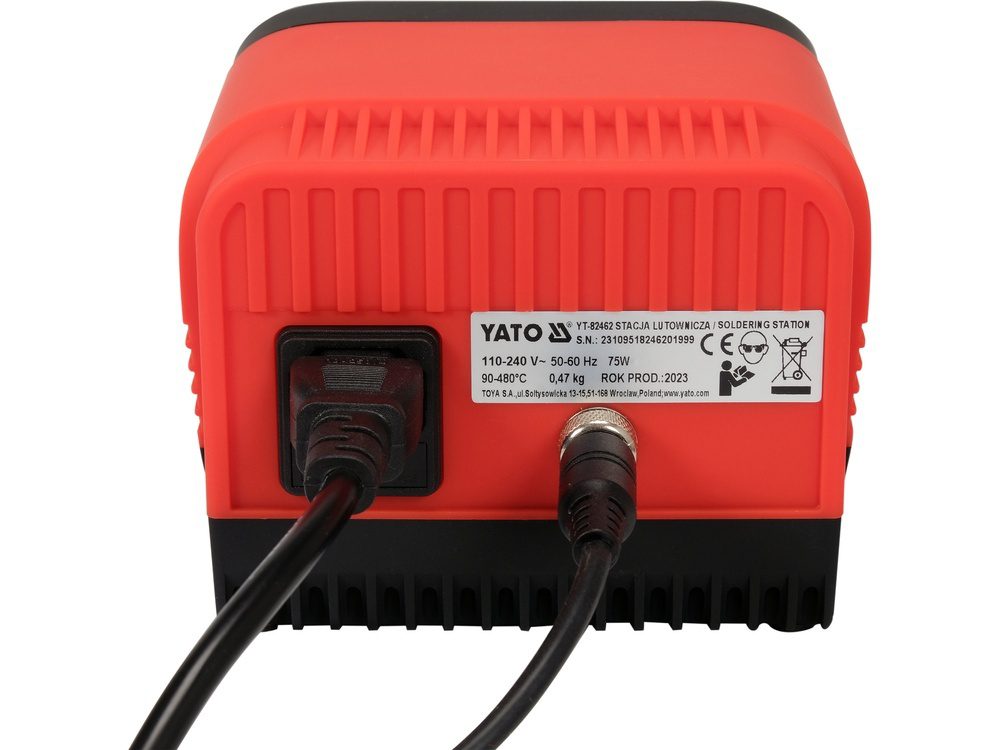 STACJA LUTOWNICZA NA GROT T12 YATO Z WYŚWIETLACZEM LCD Z FUNKCJĄ AUTOSLEEP 75W - YT-82462 - obrazek 7