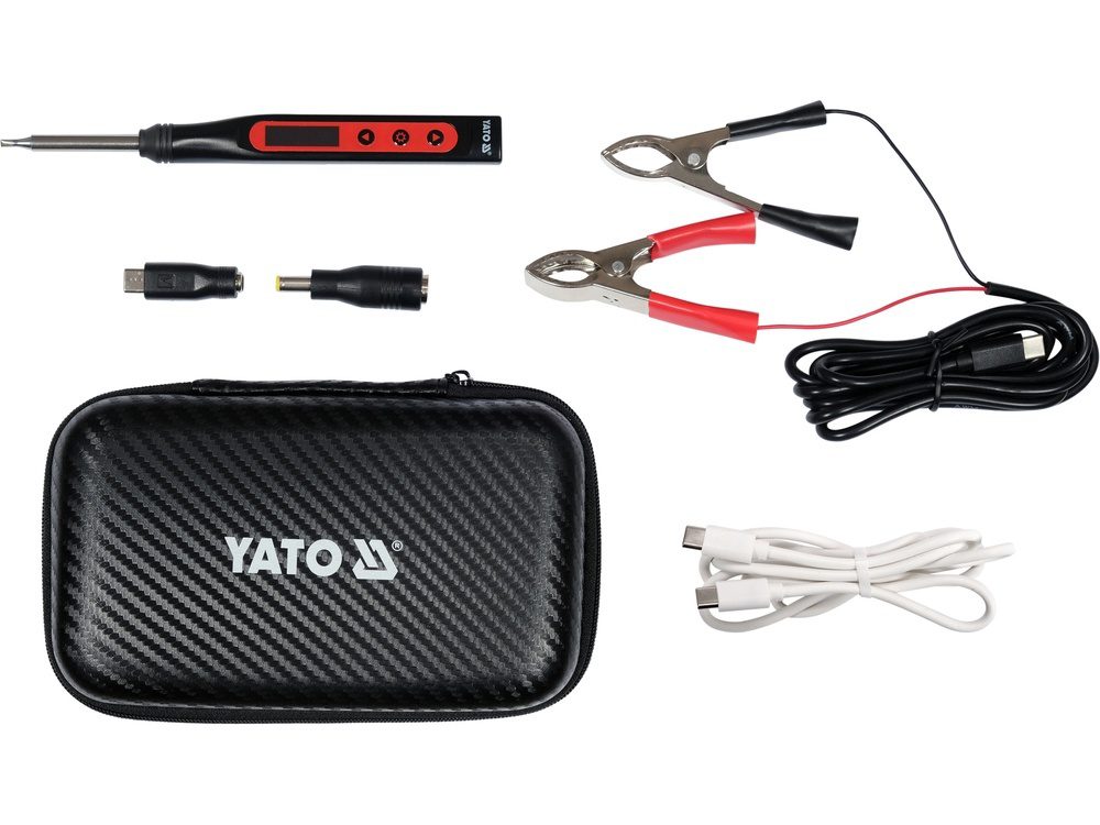 LUTOWNICA PRZENOŚNA YATO CYFROWA 65W USB-C NA GROT T12 - YT-82490