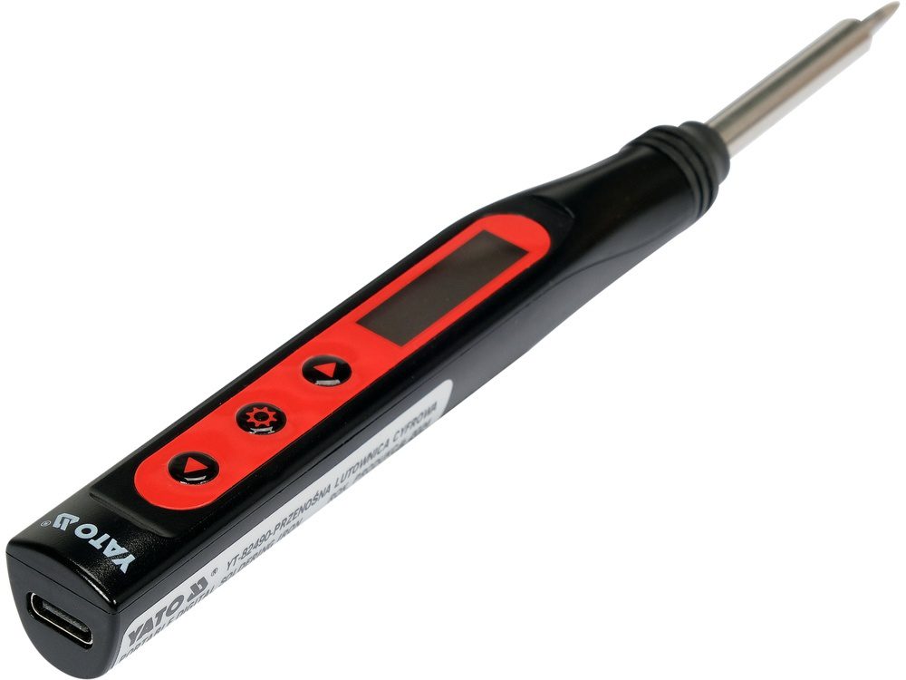 LUTOWNICA PRZENOŚNA YATO CYFROWA 65W USB-C NA GROT T12 - YT-82490 - obrazek 7