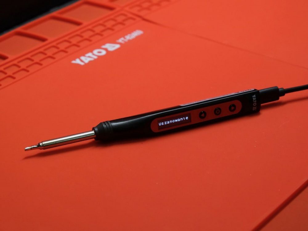 LUTOWNICA PRZENOŚNA YATO CYFROWA 65W USB-C NA GROT T12 - YT-82490 - obrazek 12