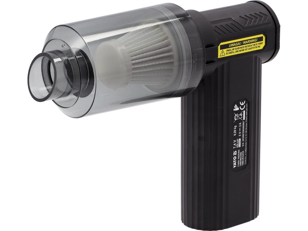 MINI TURBO DMUCHAWA YATO / ODKURZACZ Z AKCESORIAMI - YT-82936 - obrazek 10