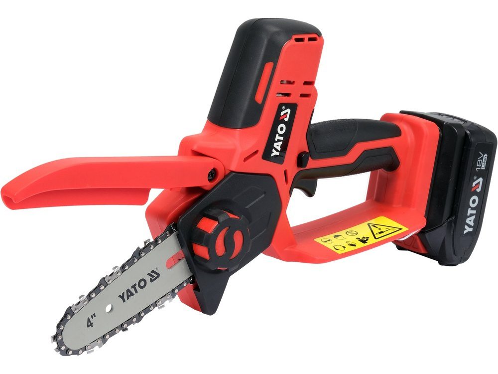 MINIPILARKA ŁAŃCUCHOWA YATO 18V, PROWADNICA 4'' - AKUMULATOR 2 AH - YT-828135 - obrazek 3