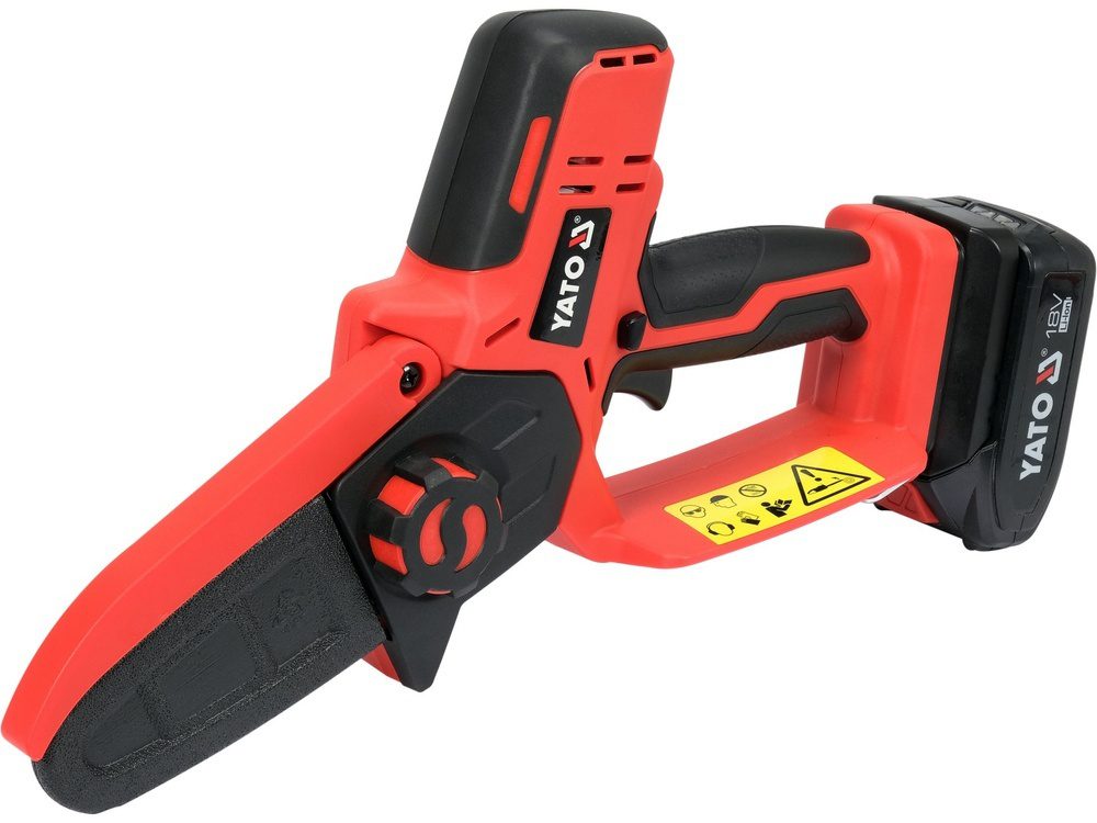 MINIPILARKA ŁAŃCUCHOWA YATO 18V, PROWADNICA 4'' - AKUMULATOR 2 AH - YT-828135 - obrazek 4
